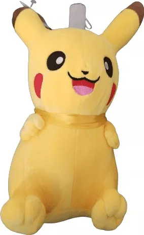 Πασχαλινή Λαμπάδα Romvous CANDLE302 Χειροποίητη με Λούτρινο με Σχέδιο Πίκατσου Λευκό