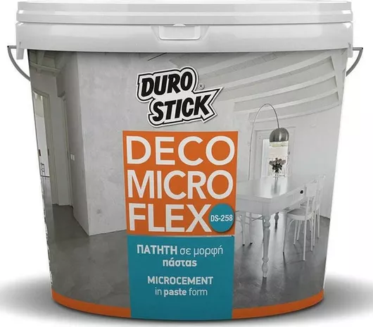 Πατητή Τσιμεντοκονία Durostick Πατητή σε Μορφή Πάστας Deco Micro Flex DS-258 5kg Γκρι Σκούρο