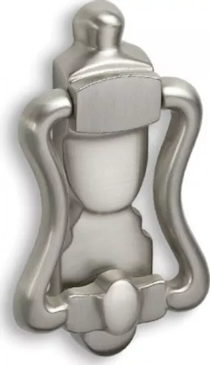 Ρόπτρο Εξώπορτας Conset C291HS05S05 Αμφίπλευρο Σετ 2τμχ Ματ Φινίρισμα Ασημί