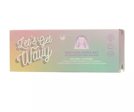 Σετ Αξεσουάρ Μαλλιών Yes Studio Let's Get Wavy για Μπούκλες Ροζ