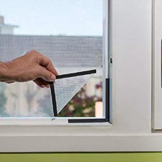 Σίτα Παραθύρου Μαγνητική Fiberglass 180x150cm Γκρι