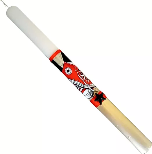 Πασχαλινή Λαμπάδα Melia Χειροποίητη All Star Converse