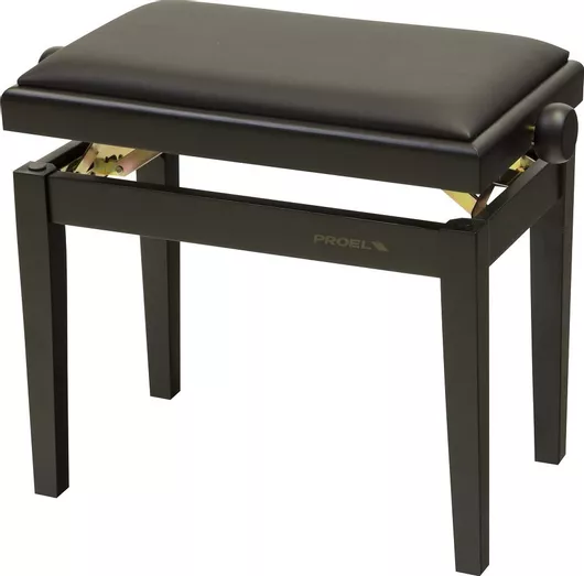 Σκαμπό Proel για Πιάνο Ρυθμιζόμενο 52.5x30.6cm Μαύρο Ματ