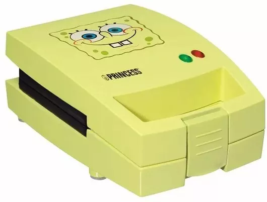 Τοστιέρα Princess SpongeBob 122364 για 1 Τοστ 400W Κίτρινο