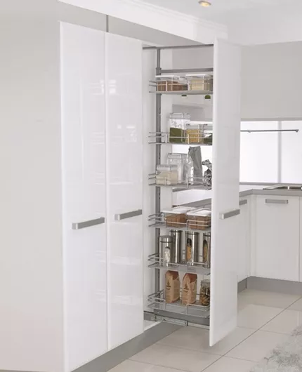 Τροφοθήκη Συρμάτινη Ρυθιζόμενη 200-215cm για Ερμάριο 40cm