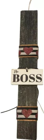 Πασχαλινή Λαμπάδα με Σχέδιο Boss
