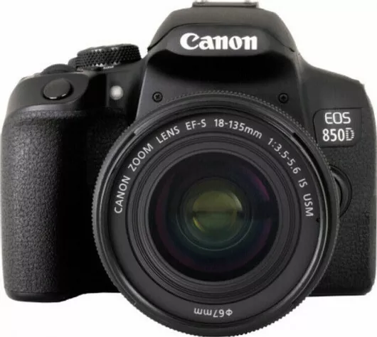 Φωτογραφική Μηχανή Canon DSLR EOS 850D Crop Frame Kit EF-S 18-135mm F3.5-5.6 IS USM Μαύρο