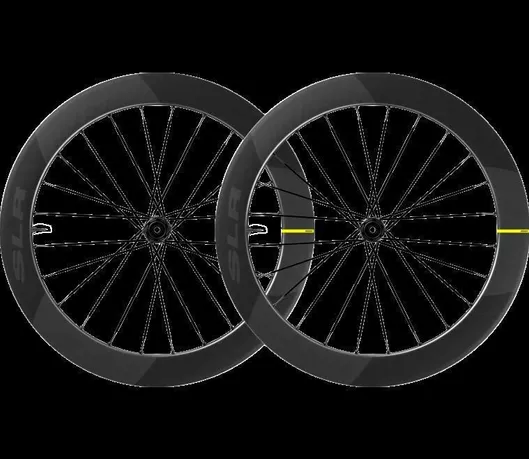 Τροχοί Ποδηλάτου Mavic Cosmic Slr 65 Disc Center Lock Sram / Shimano Σετ 2τμχ 28'' Μαύρο