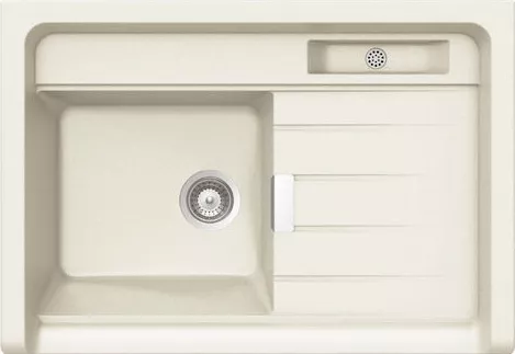 Νεροχύτης Κουζίνας Macart Largo M-100 Υποένθετος από Γρανίτη 90x24.9x62.8cm Avorio