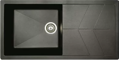 Νεροχύτης Κουζίνας Macart Status D-100 L Ένθετος / Υποένθετος από Γρανίτη 100x22x50cm Colorado