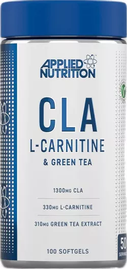 Applied Nutrition Cla L-carnitine & Green Tea με CLA 100 μαλακές κάψουλες
