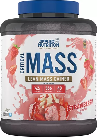 Applied Nutrition Critical Mass Professional Πρωτεΐνη Ορού Γάλακτος με Κρεατίνη & Γεύση Strawberry 2.4kg
