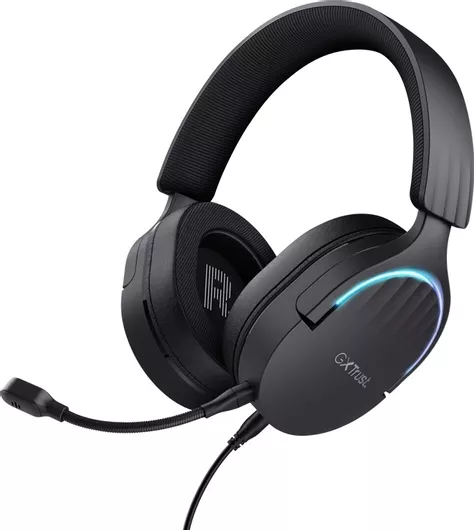 Trust GXT490 Fayzo Over Ear Gaming Headset με σύνδεση USB Black for PS4/PS5