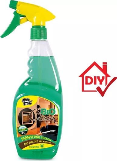 Ειδικό Καθαριστικό Durostick Bioclean Τοίχων από Νικοτίνη & Καπνό 5lt