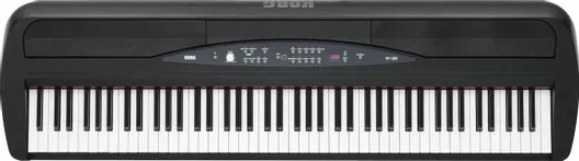 Ηλεκτρικό Πιάνο Korg SP-280 Stage με 88 Βαρυκεντρισμένα Πλήκτρα Ενσωματωμένα Ηχεία & Σύνδεση με Ακουστικά Μαύρο