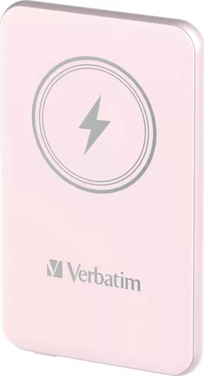 Verbatim Charge 'n' Go MagSafe Power Bank 5000mAh με Θύρα USB-C Power Delivery Ροζ
