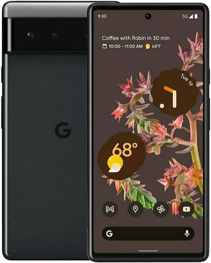 Google Pixel 6a 5G 6GB 128GB Charcoal Black Refurbished Grade A