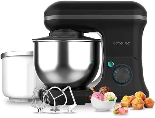 Κουζινομηχανή Cecotec Cecomixer Merengue Ice-Cream CEC-04381 5Lt 1200W Μαύρο