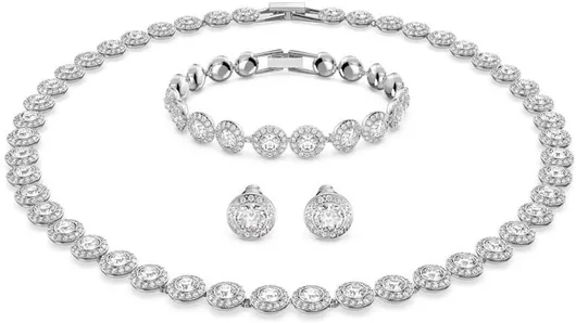 Σετ Κοσμημάτων Swarovski Angelic με Κολιέ Σκουλαρίκια & Βραχιόλι με Πέτρες