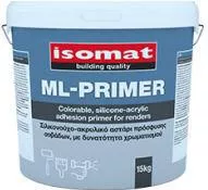 Αστάρι Isomat ML-Primer Σιλικονούχο Ακρυλικό Πρόσφυσης Σοβάδων Κατάλληλο για Δομικά Υλικά 18kg