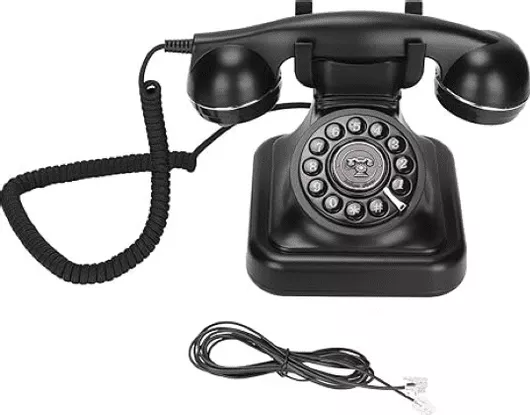 Ενσύρματο Τηλέφωνο 766485 Ρετρό Λευκό