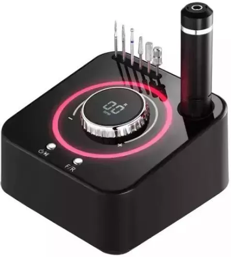 Τροχός Νυχιών Ρεύματος 48W Μαύρο με 40 Στροφές ανά Λεπτό