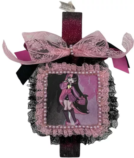 Πασχαλινή Λαμπάδα Papell Αρωματική Χειροποίητη Πλακέ Δρακουλόρα