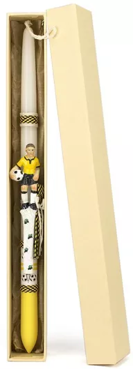 Πασχαλινή Λαμπάδα Bookstop 5207213171212ΚΙ Στυλό Ποδοσφαιριστής Κίτρινο