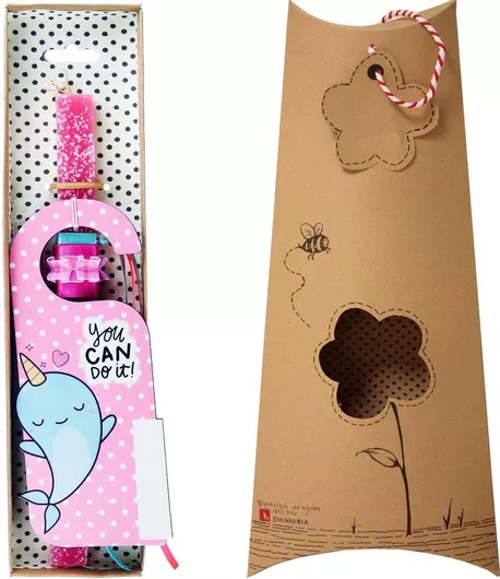 Πασχαλινή Λαμπάδα Ταμπέλα Πόρτας Δελφίνι