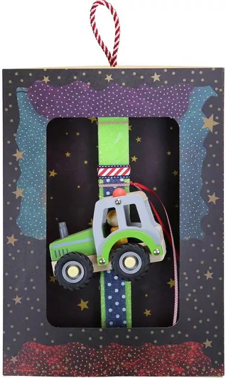 Πασχαλινή Λαμπάδα Τρακτέρ Ξύλινο Λαχανί