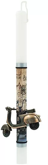 Πασχαλινή Λαμπάδα Χειροποίητη Βέσπα Βίνταντζ Ξύστρα