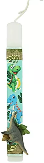 Πασχαλινή Λαμπάδα Χειροποίητη Δεινοσαυράκι