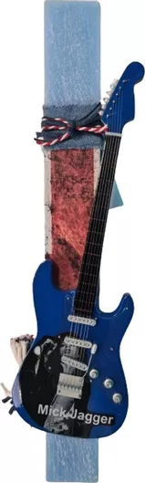 Πασχαλινή Λαμπάδα 98.29.4274 Χειροποίητη Πλακέ Ηλεκτρική Κιθάρα Mick Jagger