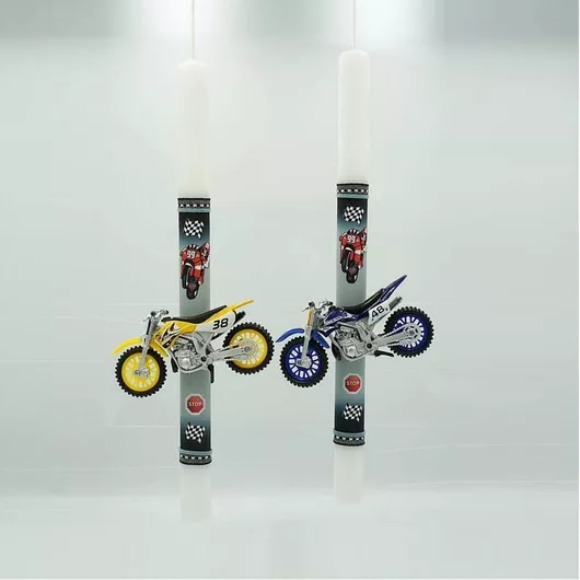 Πασχαλινή Λαμπάδα Χειροποίητη Μηχανή Trx