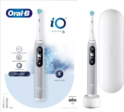 Ηλεκτρική Οδοντόβουρτσα Oral-B iO6 Magnetic Gray