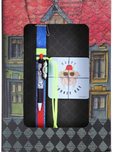 Πασχαλινή Λαμπάδα Synchronia LA24032D Στυλό & Σουβέρ Friends Turkey Day