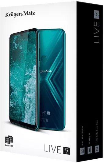 Kruger & Matz Live 9 4GB 64GB Μαύρο