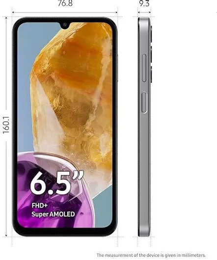 Samsung Galaxy M15 5G 4GB 128GB Γκρι