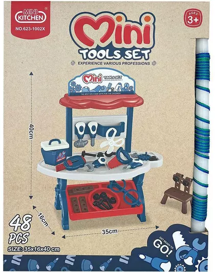 Πασχαλινή Λαμπάδα με Πάγκο 48 Εργαλείων 34x25x7cm