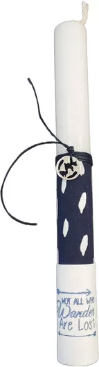 Πασχαλινή Λαμπάδα Vretti Vretta VR-24-EC13 Στρογγυλή με Διακοσμητικό Στοιχείο Wander Τυχαία Επιλογή Χρώματος