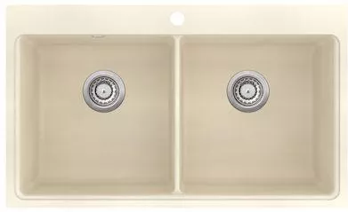 Νεροχύτης Helika SQM200-111AW Ένθετος 86x51cm Συνθετικός Γρανίτης Μπεζ