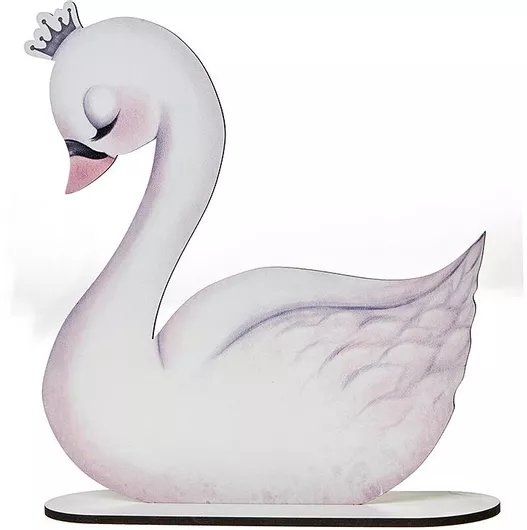 Πασχαλινή Λαμπάδα Nuova Vita Σταντ Κύκνος Διακοσμητικό για Λαμπάδα & Μπαούλο για Κορίτσια Κ388 & Μπαούλο