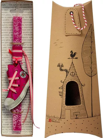 Πασχαλινή Λαμπάδα Synchronia LA20018A Παπούτσι Φούξια