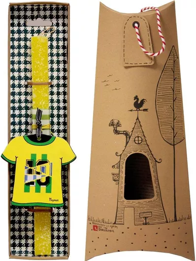 Πασχαλινή Λαμπάδα Synchronia LA20129D Φανέλα Neymar Κίτρινο