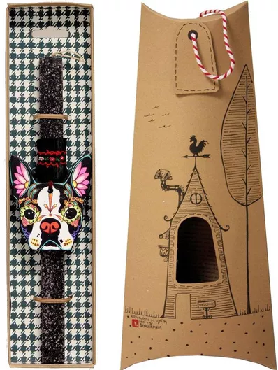 Πασχαλινή Λαμπάδα Synchronia LA20132A Tattoo Σκύλος Μαύρο