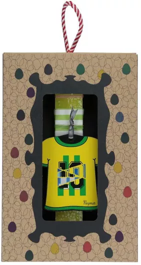 Πασχαλινή Λαμπάδα Synchronia LA21203A Φανέλα Κίτρινο