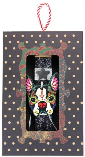 Πασχαλινή Λαμπάδα Synchronia LA21204B Tattoo Σκύλος Μαύρο