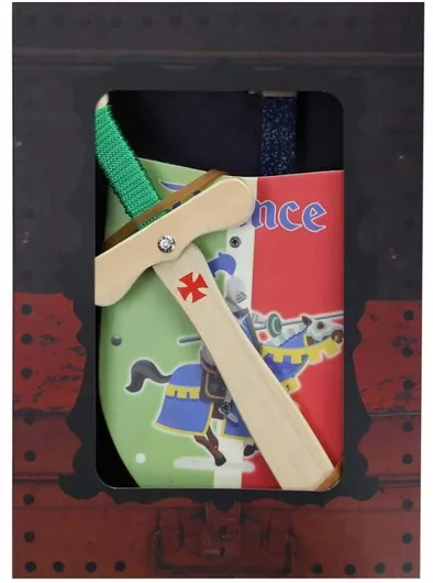 Πασχαλινή Λαμπάδα Synchronia LA23024D Ασπίδα & Σπαθί Πρίγκιπας Μπλε Navy