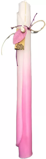 Πασχαλινή Λαμπάδα Το Δέντρο TREM23 Χειροποίητη Φούξια