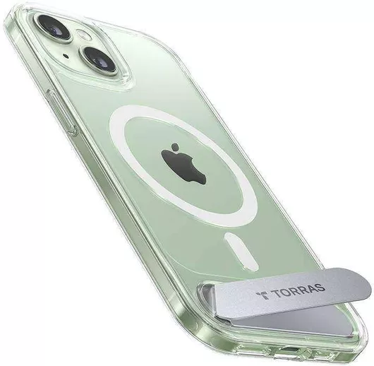 Torras Upro Pstand Back Cover Πλαστικό Διάφανο iPhone 15